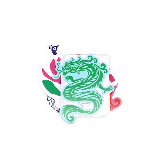 Mahjong Vinyl Stickers by Fab Finds